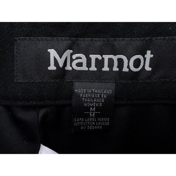 Marmot Snow Pants Womens Medium Black Chamonix Adjustable Waist Insulated NWT - Picture 2 of 16